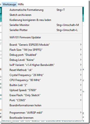 ConfigureArduinoIDEforTasmotaSonoffCH4vers.2.0